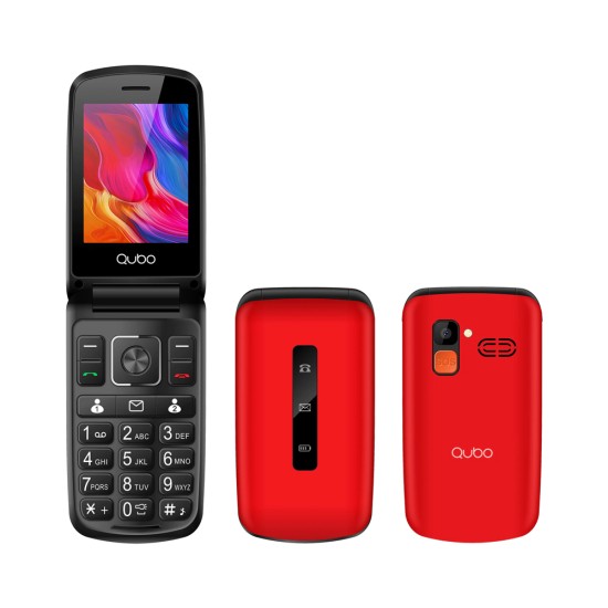 Celular Qubo P210 2,8" Dual SIM Vermelho